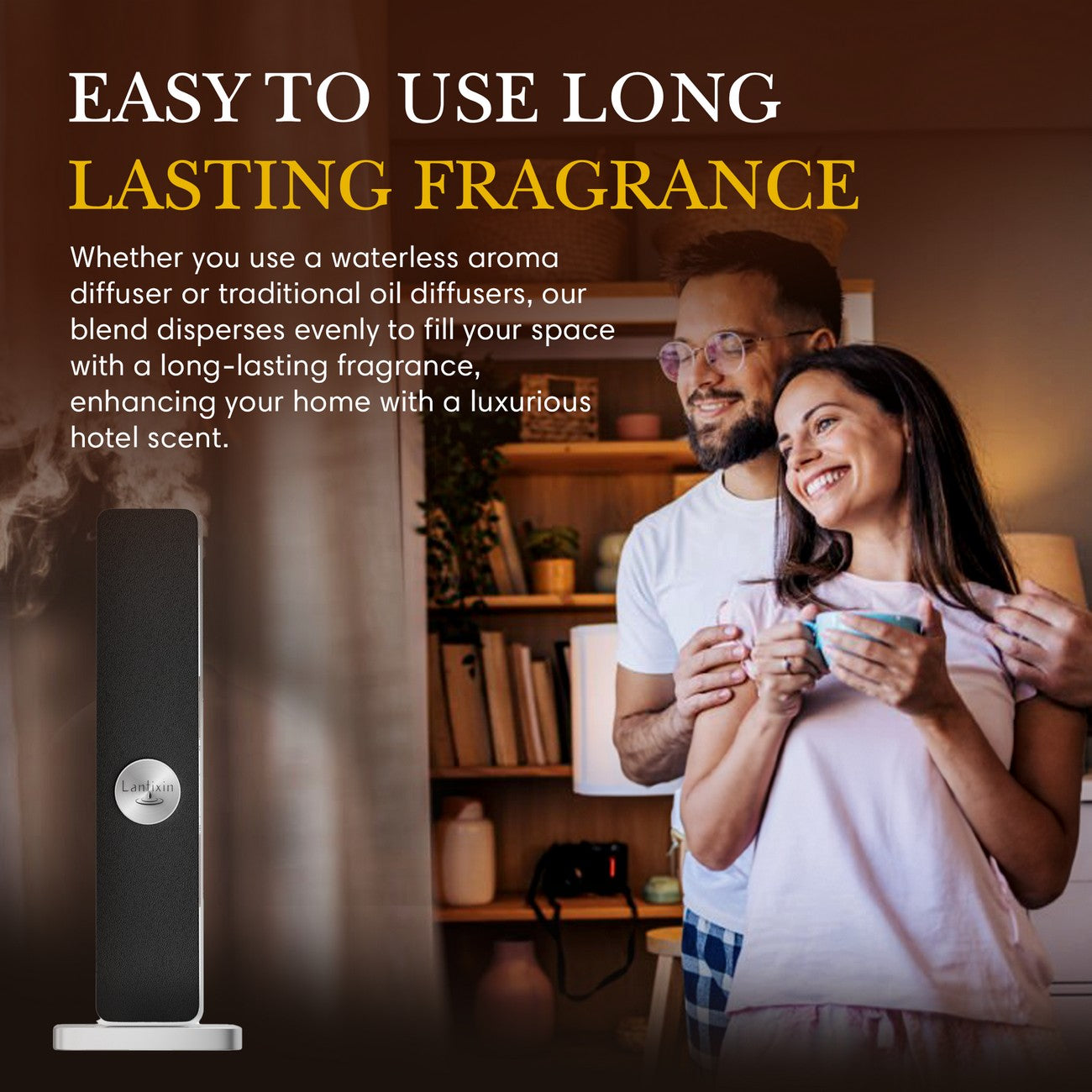 Lantixin Three Graces Essential Oils For Diffusers For Home - No Chemical Additives Safe For Kids and Pets - Juniper, Frankincense And Lotus Aromatherapy Oils - Oil Scents For Home - 0.3 oz