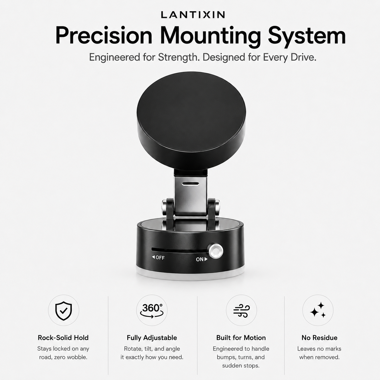 lantixin™ — PressureLock Magnetic Mount