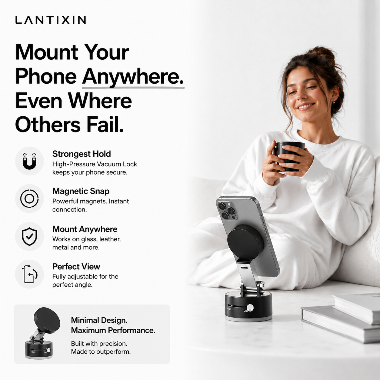 lantixin™ — PressureLock Magnetic Mount