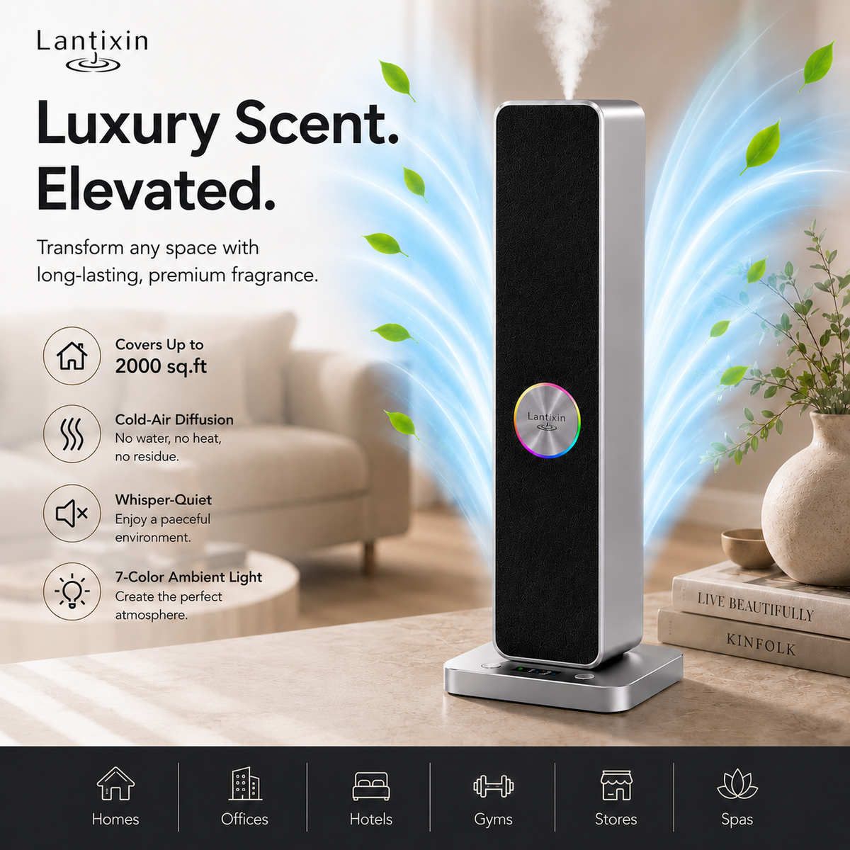Lantixin® SkPro Smart Aroma Diffuser