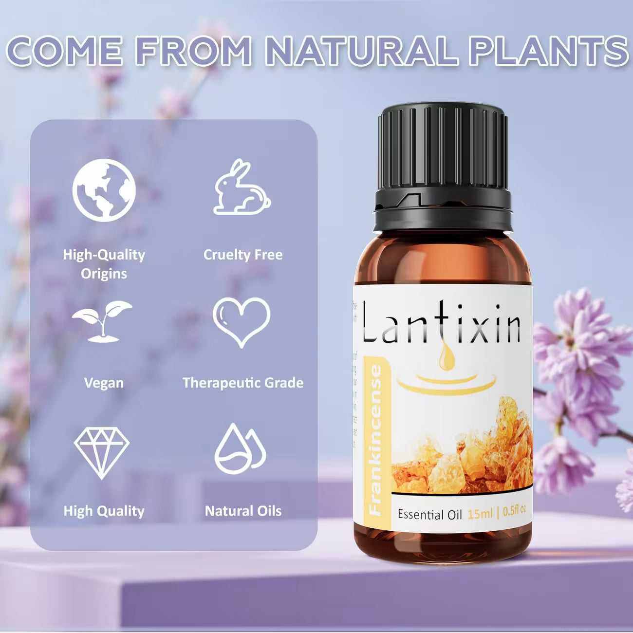Lantixin Frankincense Essential Oils - Plant Based Essential Oils