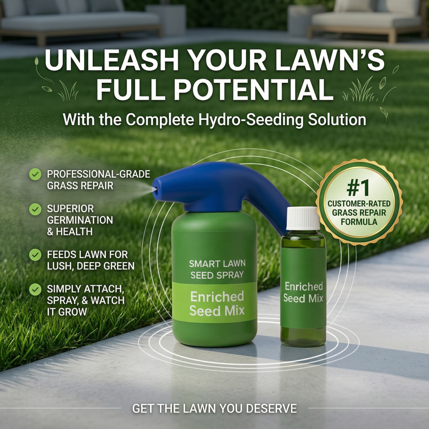 🌱Hydro Seeding Lawn Solution🌱